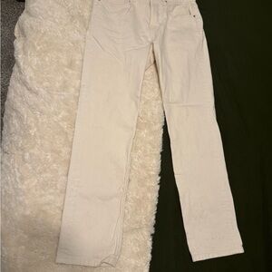 Men's Slim Straight Cream Jeans size 32x30